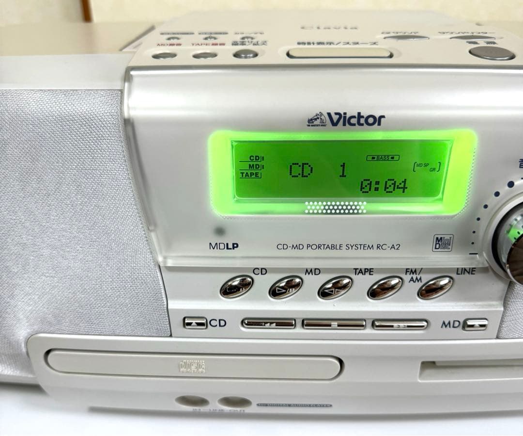 Victor CD-MD -カセット ポータブルシステム RC-A2 - メルカリ