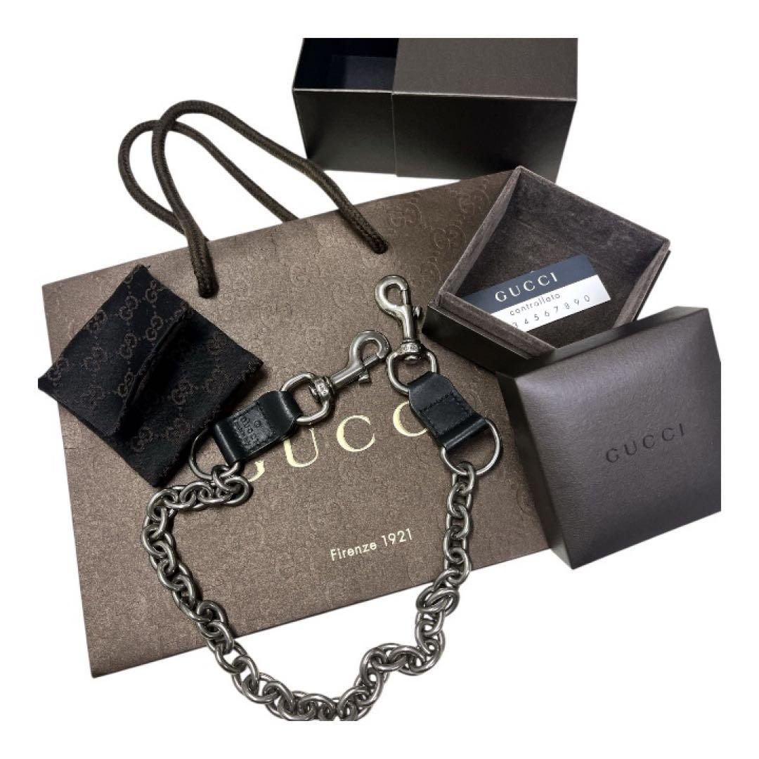 GUCCI ウォレットチェーン　シルバー 楽天市場】GUCCI グッチ トムフォード期 ウォレットチェーン シルバー
