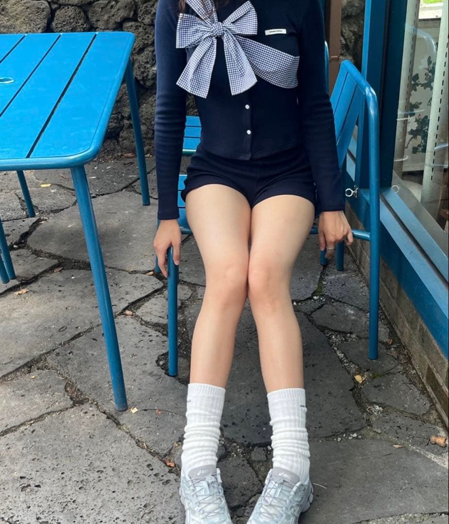 新品】CRANK リボンタイドニットカーディガン - メルカリ