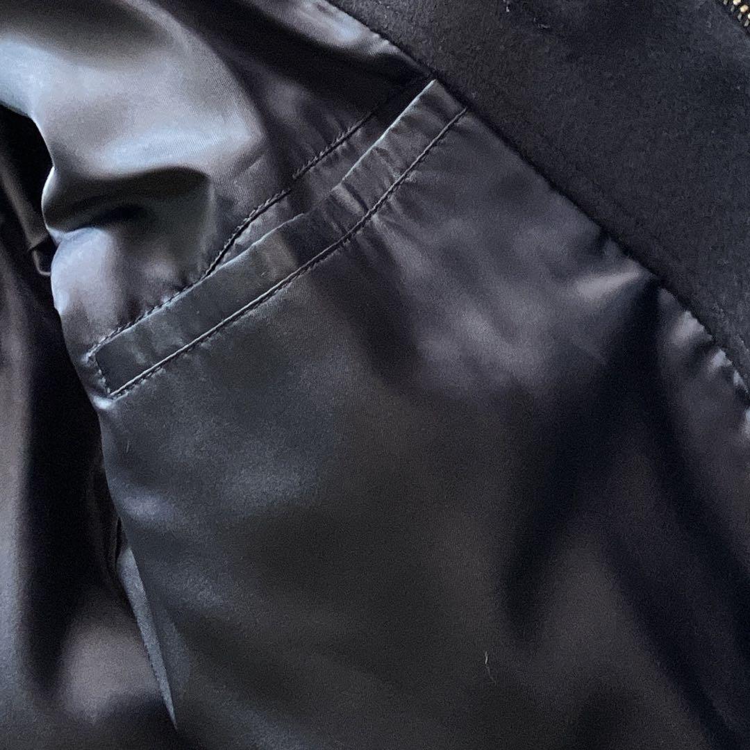 ダニエルクレミュ 良品 日本製 カシミヤ使用 フード脱着 ダッフル