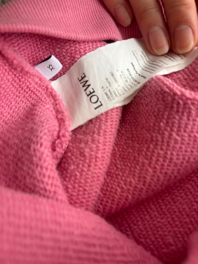 LOEWE ピンク スウェット トレーナー xs - メルカリ