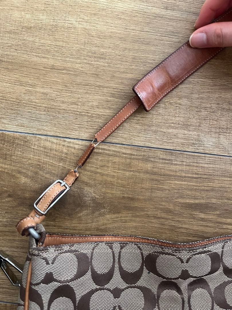 Y2K】COACH コーチ シグネチャーショルダーバッグ 6091 ジャンク