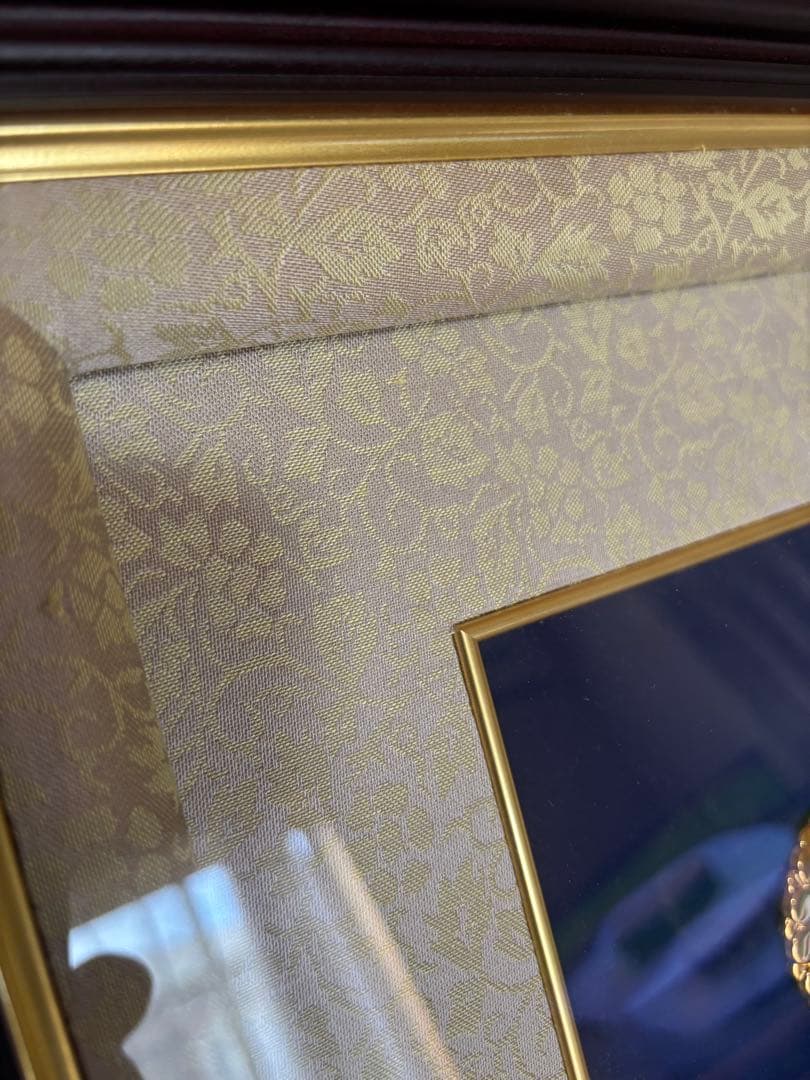 勲三等瑞宝章 勲記 額縁のみ 木製枠 勲章額 叙勲額 アンティーク雑貨