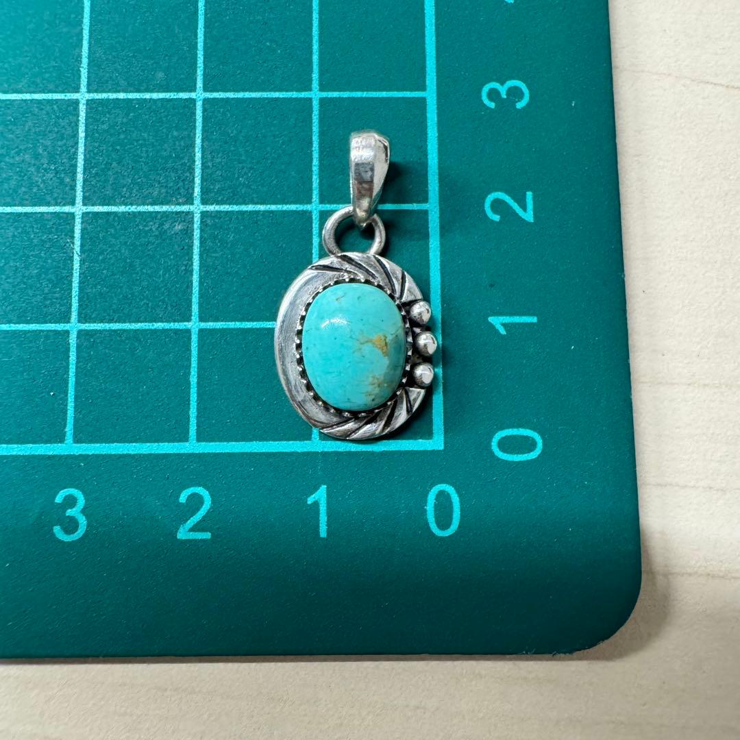 ロイストンターコイズ】silver925 ペンダントトップ