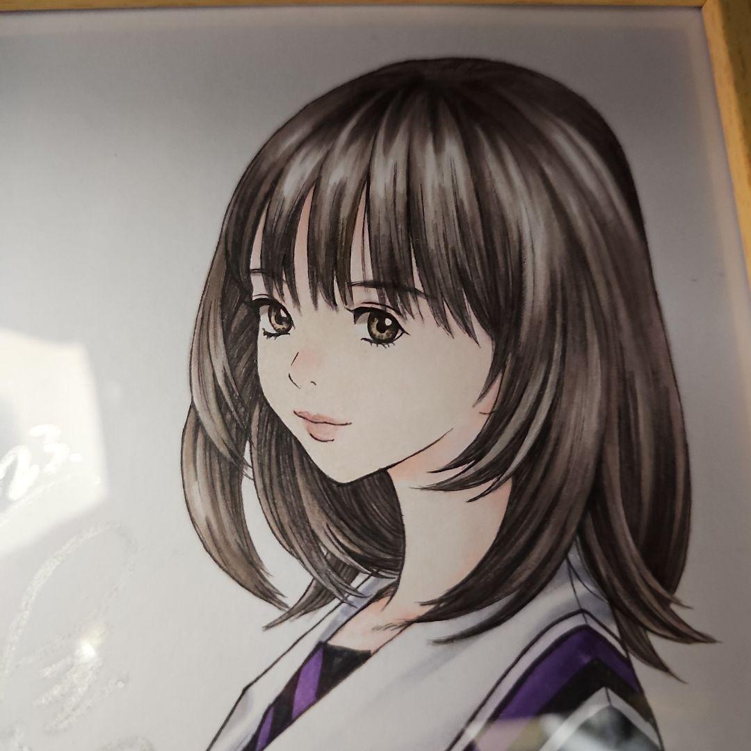 I\"sアイズ 葦月伊織 カラーイラスト 直筆サイン色紙