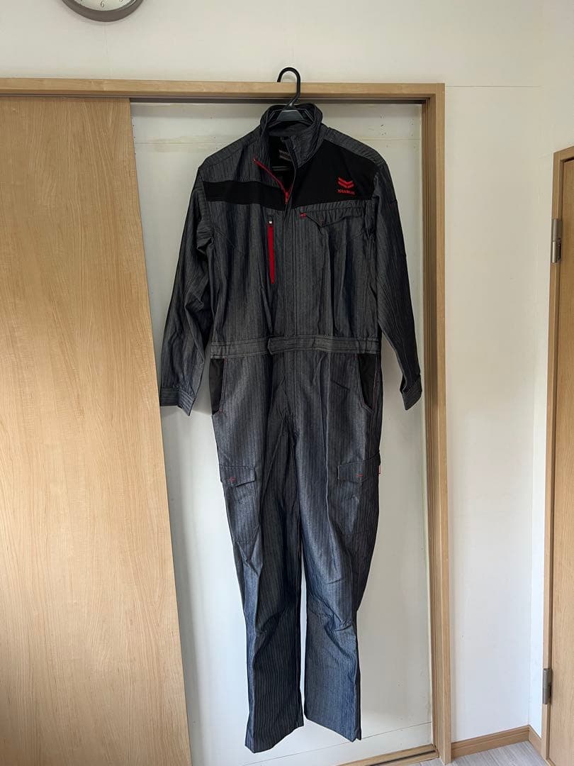 新品・未使用 ヤンマー　デニム調　つなぎ　※お値下げしました 新品・未使用 ヤンマー デニム調 つなぎ ※お値下げしました - メルカリ