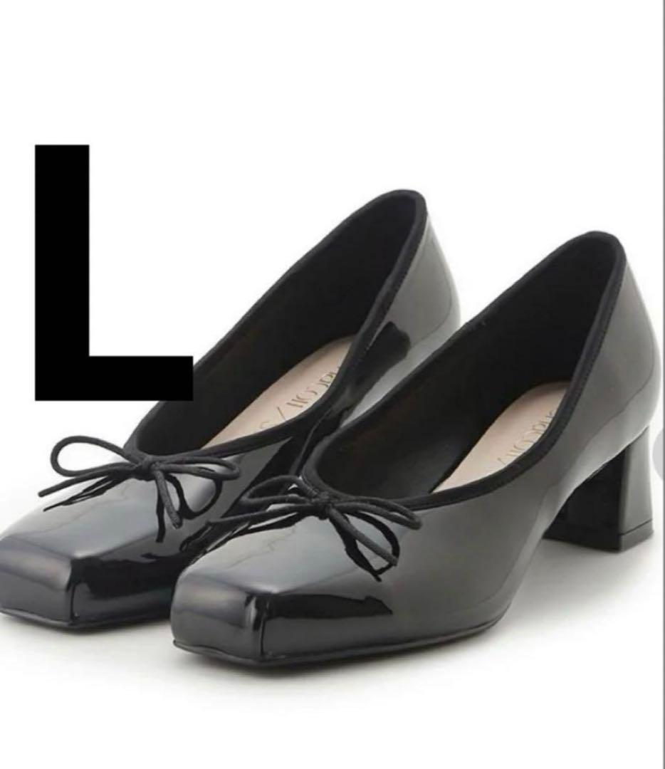 snidel Chacottコラボシューズ　ブラック　Lサイズ Chacott】コラボシューズ(フラットシューズ)｜シューズ｜SNIDEL