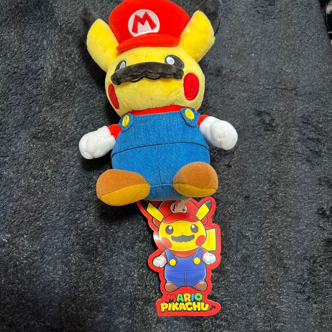 マリオピカチュウ ぬいぐるみ - メルカリ