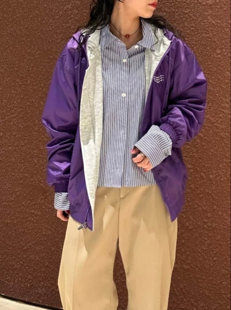 本日限定価格＜6(ROKU)＞コットン ストライプ クロップド シャツ 25aw