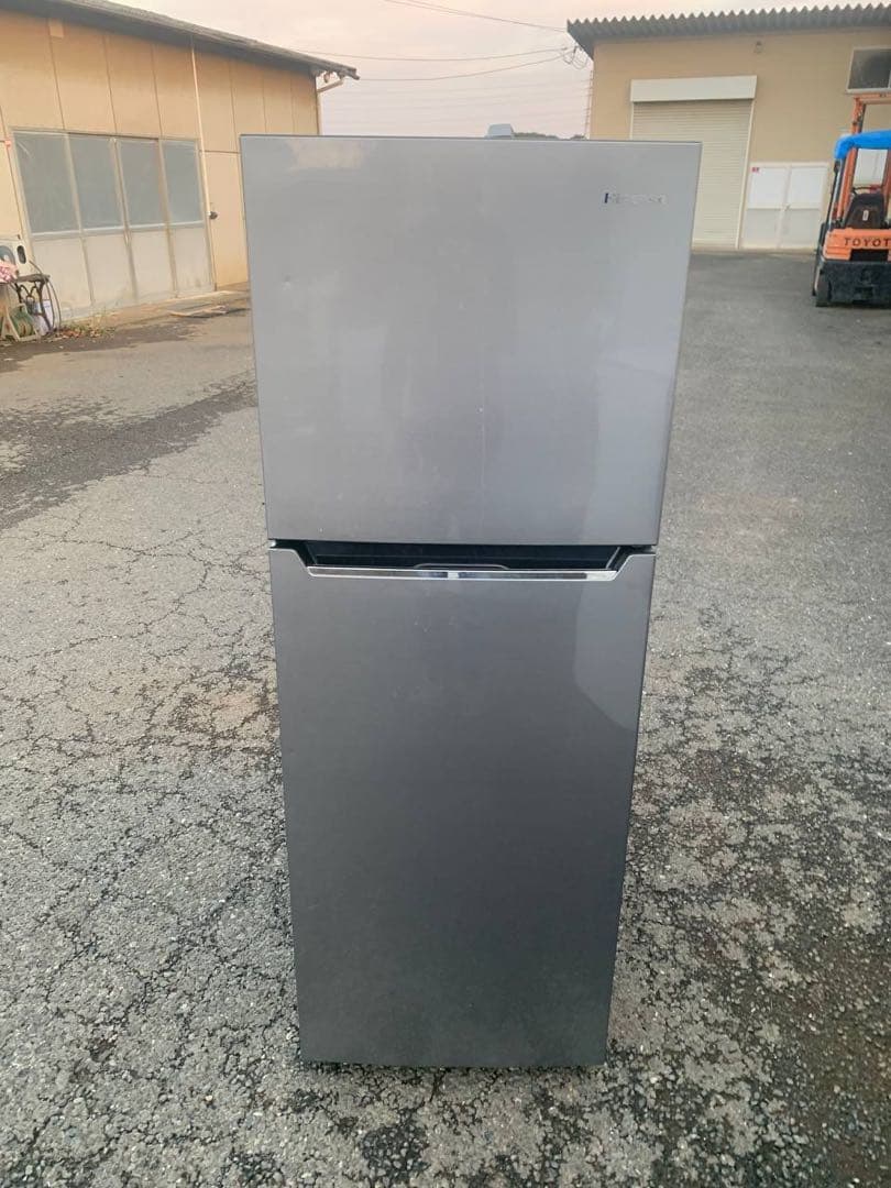 ♻️送料設置無料　Hisense ノンフロン冷凍冷蔵庫　HR-B2302 冷蔵庫 ダークシルバー HR-B2302 [227L /2ドア /右開きタイプ] [冷凍室