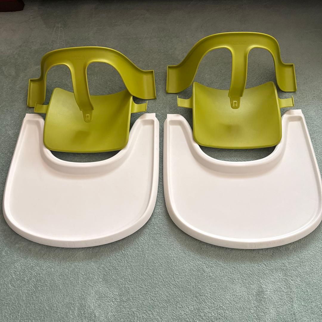 STOKKE ストッケ トリップトラップ ベビーセット トレイ 2セット 双子 トリップ トラップ ベビーセット2 / ナチュラルstokke（ストッケ