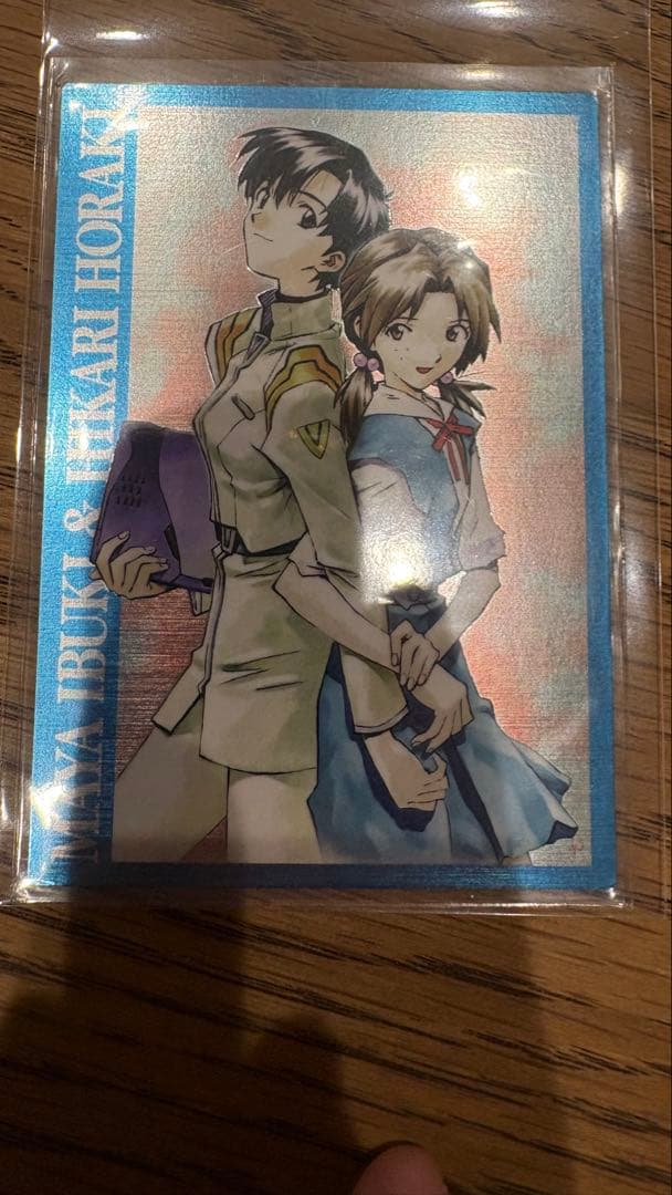エヴァンゲリオン カードダスマスターズ 伊吹マヤ&洞木ヒカリ 通常箔