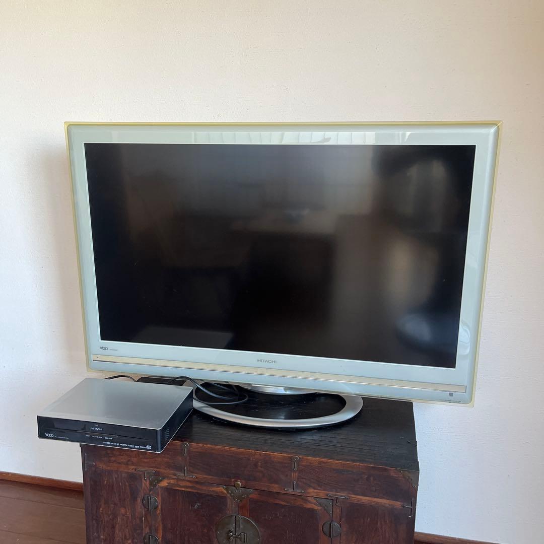 日立TV wooo UT42 HDD250GB内蔵,スタンド2種,壁掛けユニット