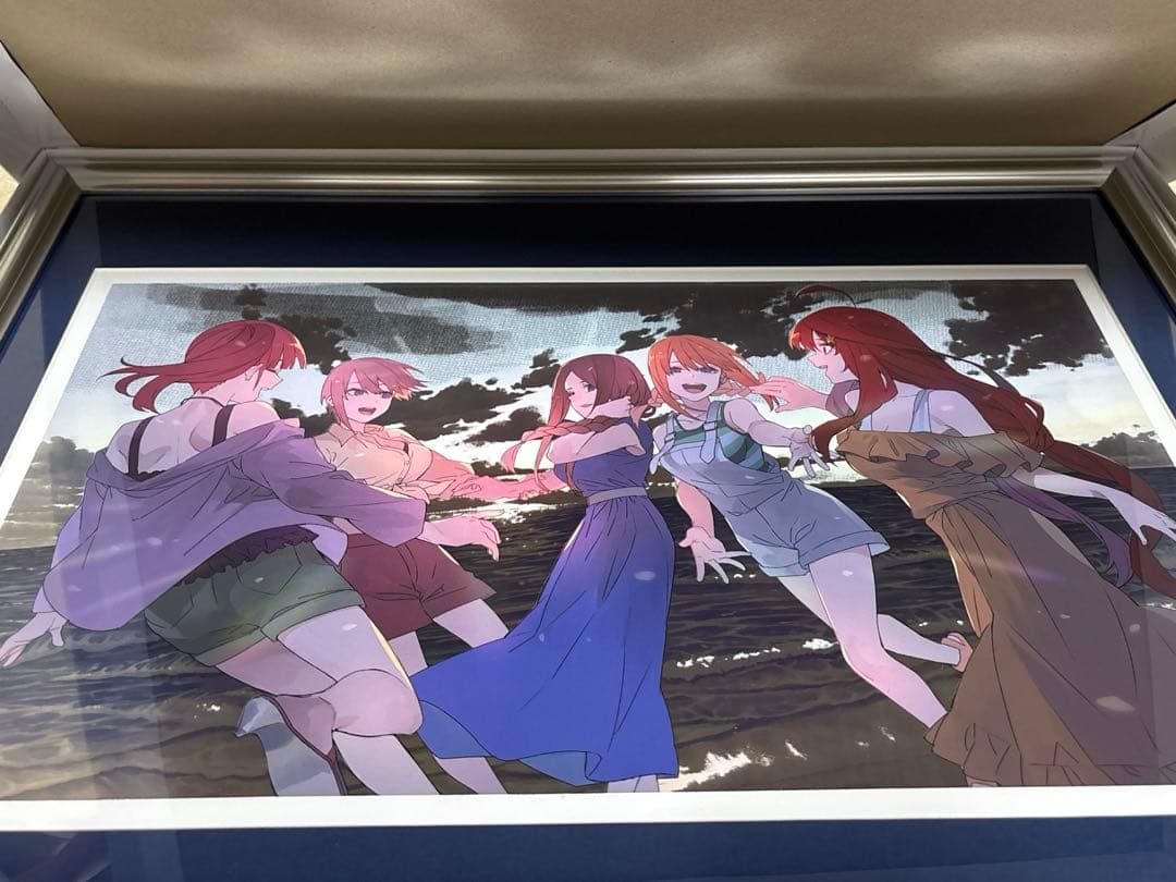 五等分の花嫁のマガジン応募者限定メタリック複製原画 マガジン42号☆五等分の花嫁☆応募者全員サービス☆メタリック複製原画