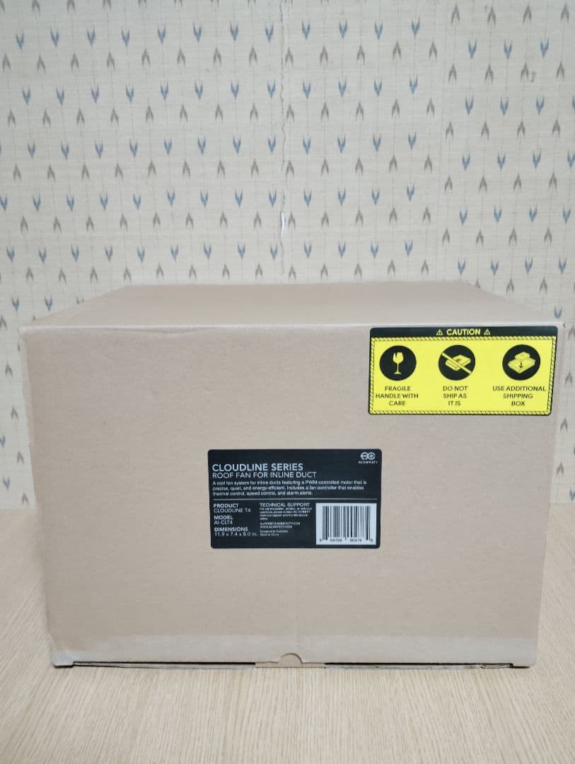 AC INFINITY AI-CLT4 インライン ダクトファン 未使用品