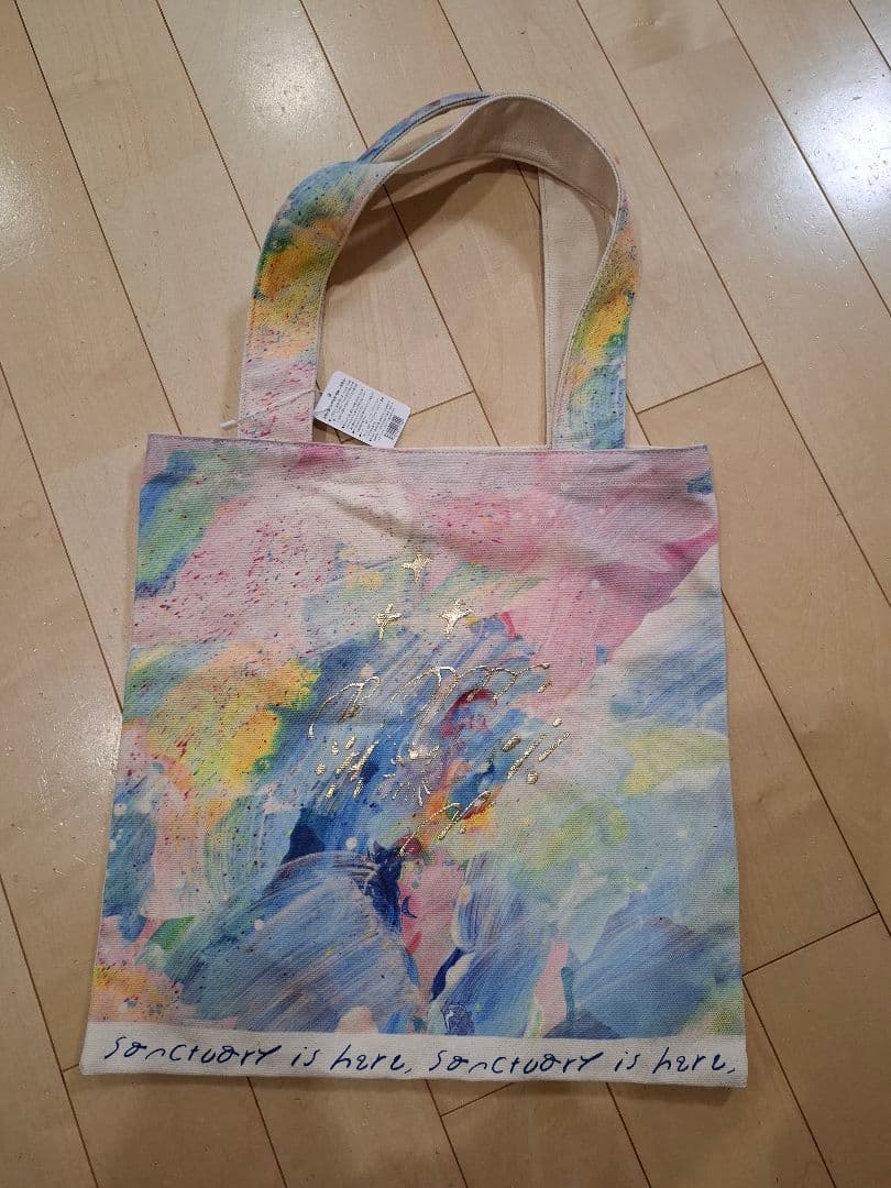 お値下げ2日間限定販売　DEAN&DELUCA 大岡弘晃さん　コラボトート ディーン＆デルーカ」×画家・大岡弘晃 トートバッグとクッキー缶を数量