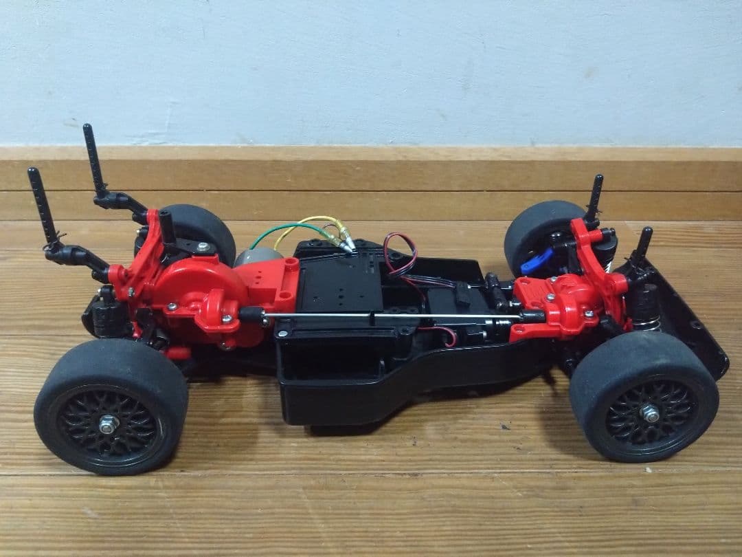 タミヤ カルソニック スカイライン GT-R ボディ TA02 シャーシ セット