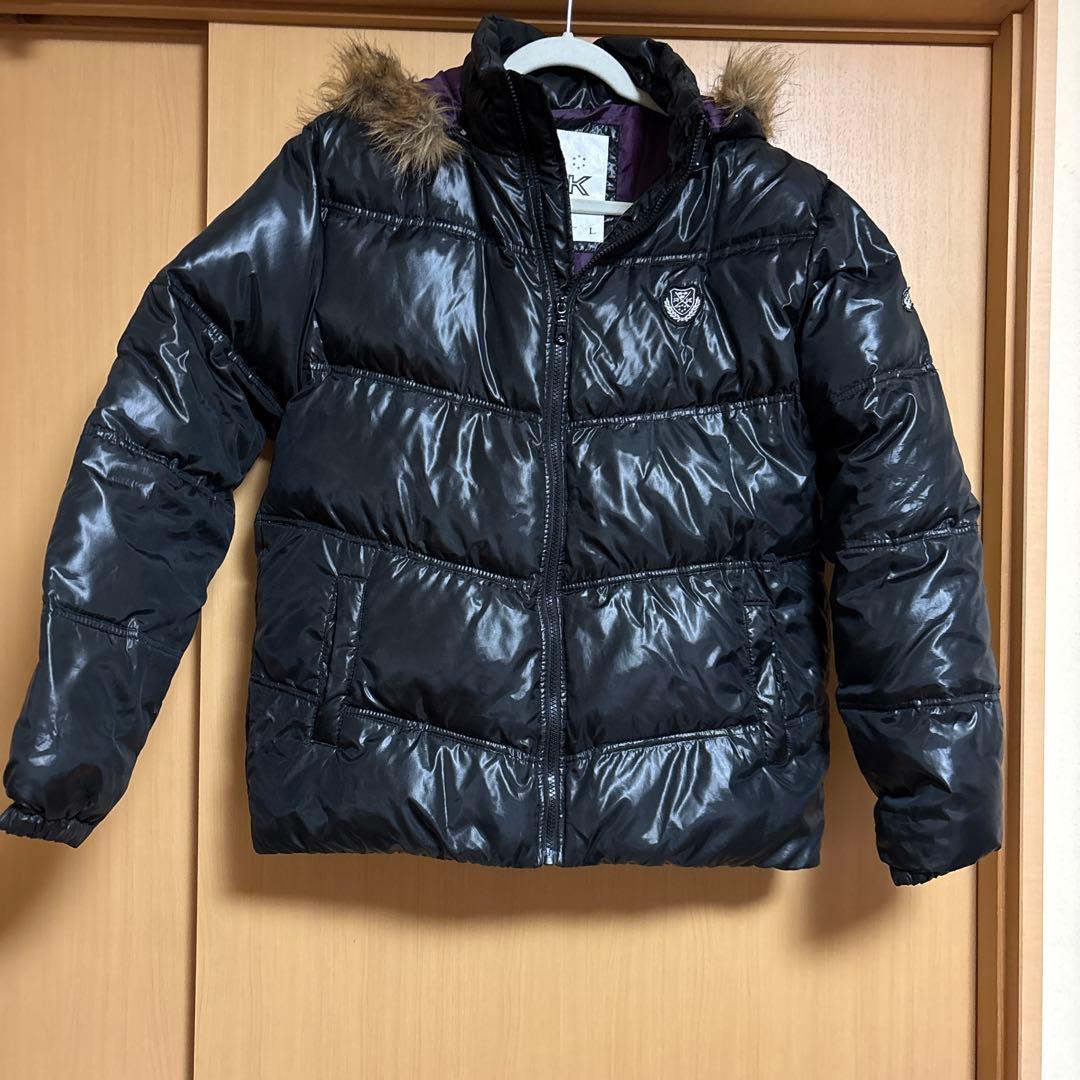 RUSS・K】ファー ダウンジャケット ラスケー 黒 Lサイズ y2k - メルカリ