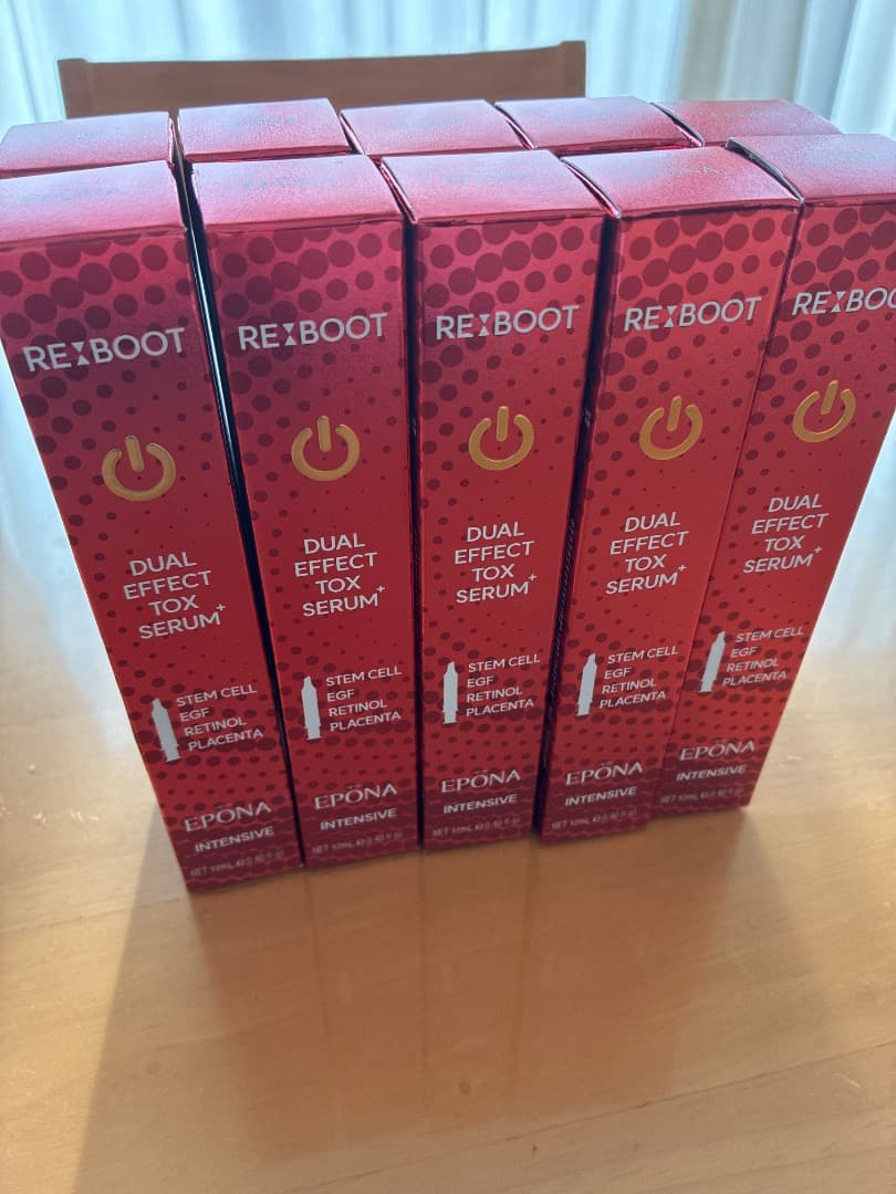 EPONA REBOOT DUAL EFFECT TOX SERUM 6本セット EPONA REBOOT DUAL EFFECT TOX SERUM 12ml - メルカリ