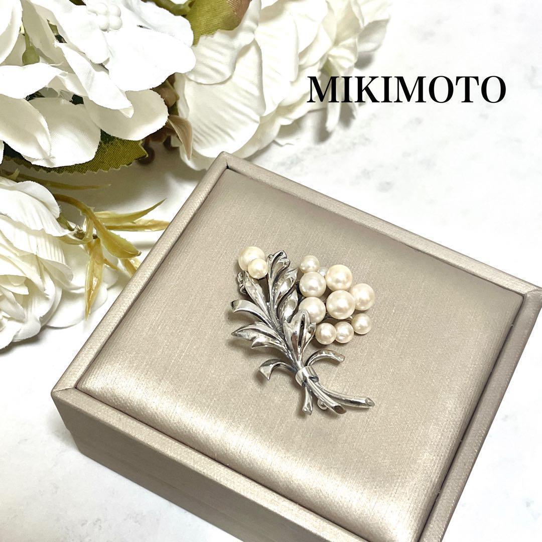 希少✨皇室御用達 MIKIMOTO ミキモト アコヤパール ブローチ コサージュ MIKIMOTO(ミキモト) ブローチ・コサージュ(レディース) - ブランド通販