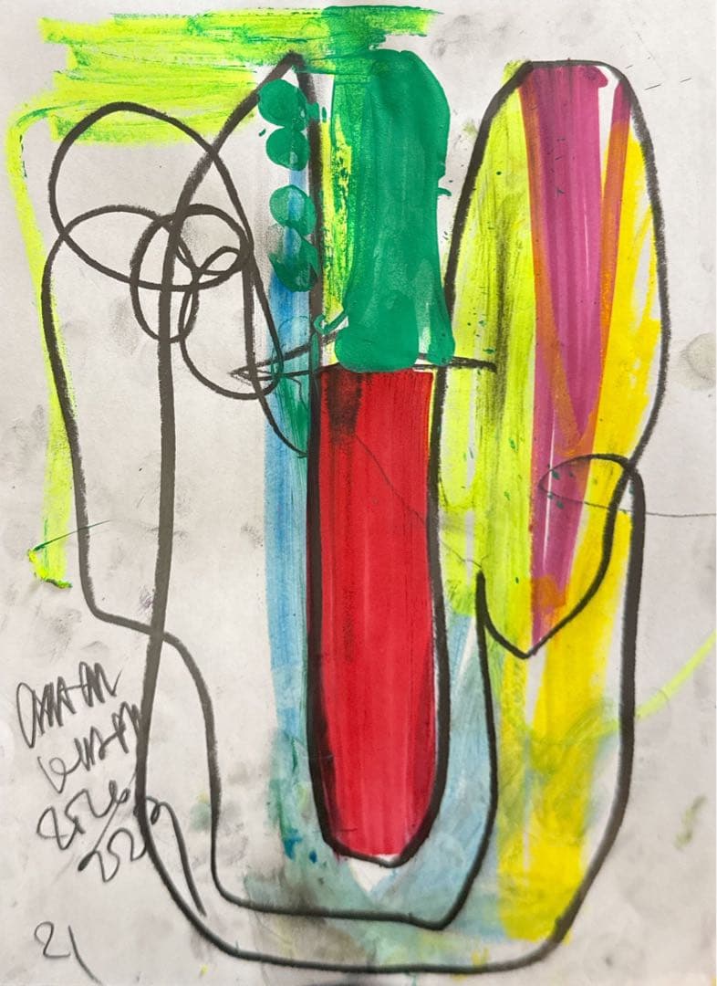 木原千春5分間ドローイング/縄文土器エスキース21 - メルカリ