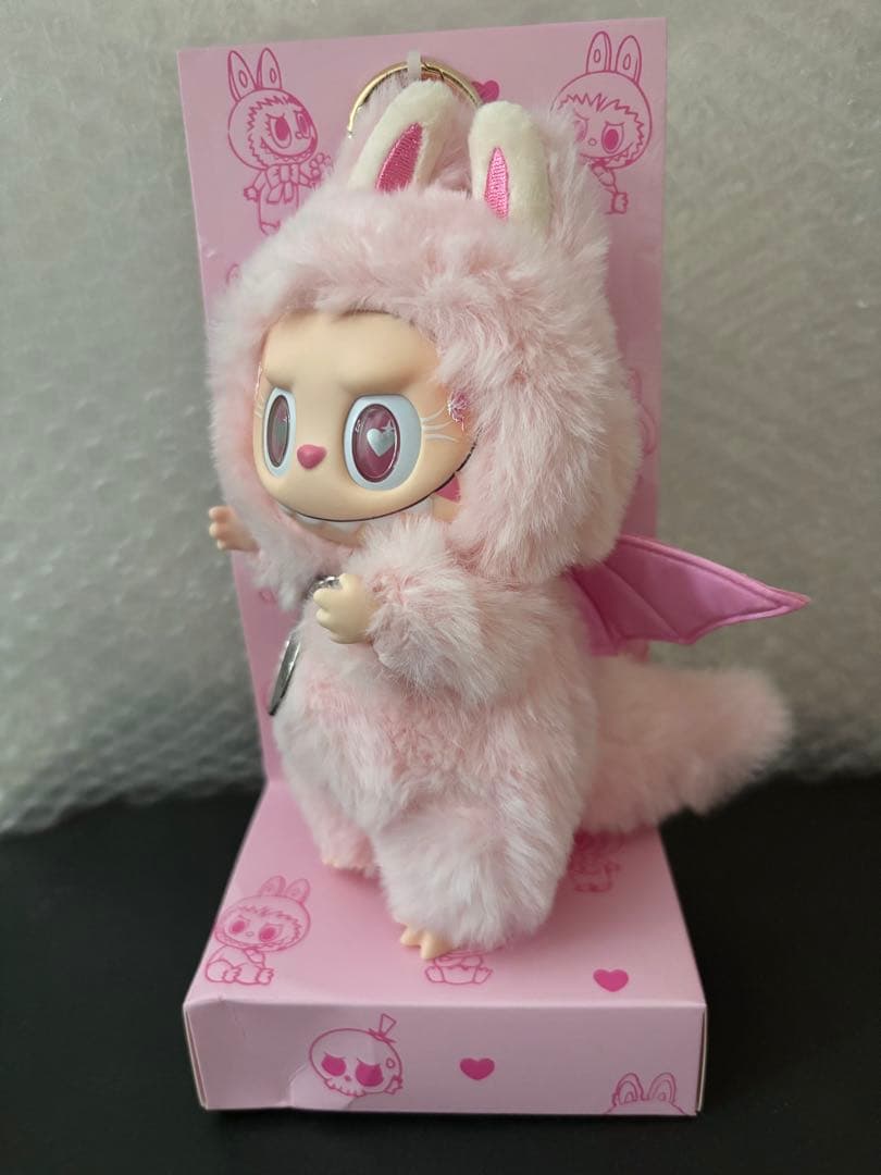 海外限定 特注品 ZIMOMO LABUBU キーホルダー ピンクデビル ジモモ
