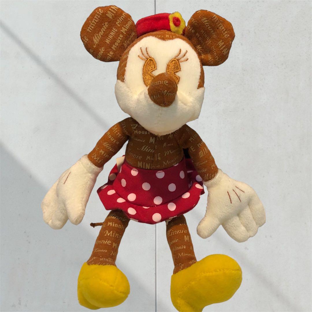 ディズニー ミニーちゃん・ミニーマウス ぬいぐるみ レトロ - メルカリ