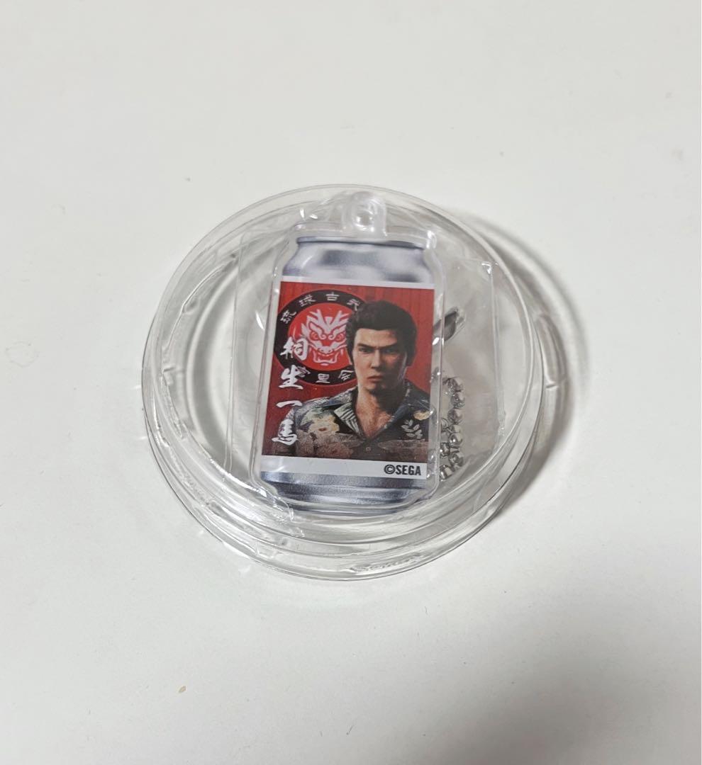 龍が如く 極3 サントリーラベル缶 桐生一馬 アクリルキーホルダー