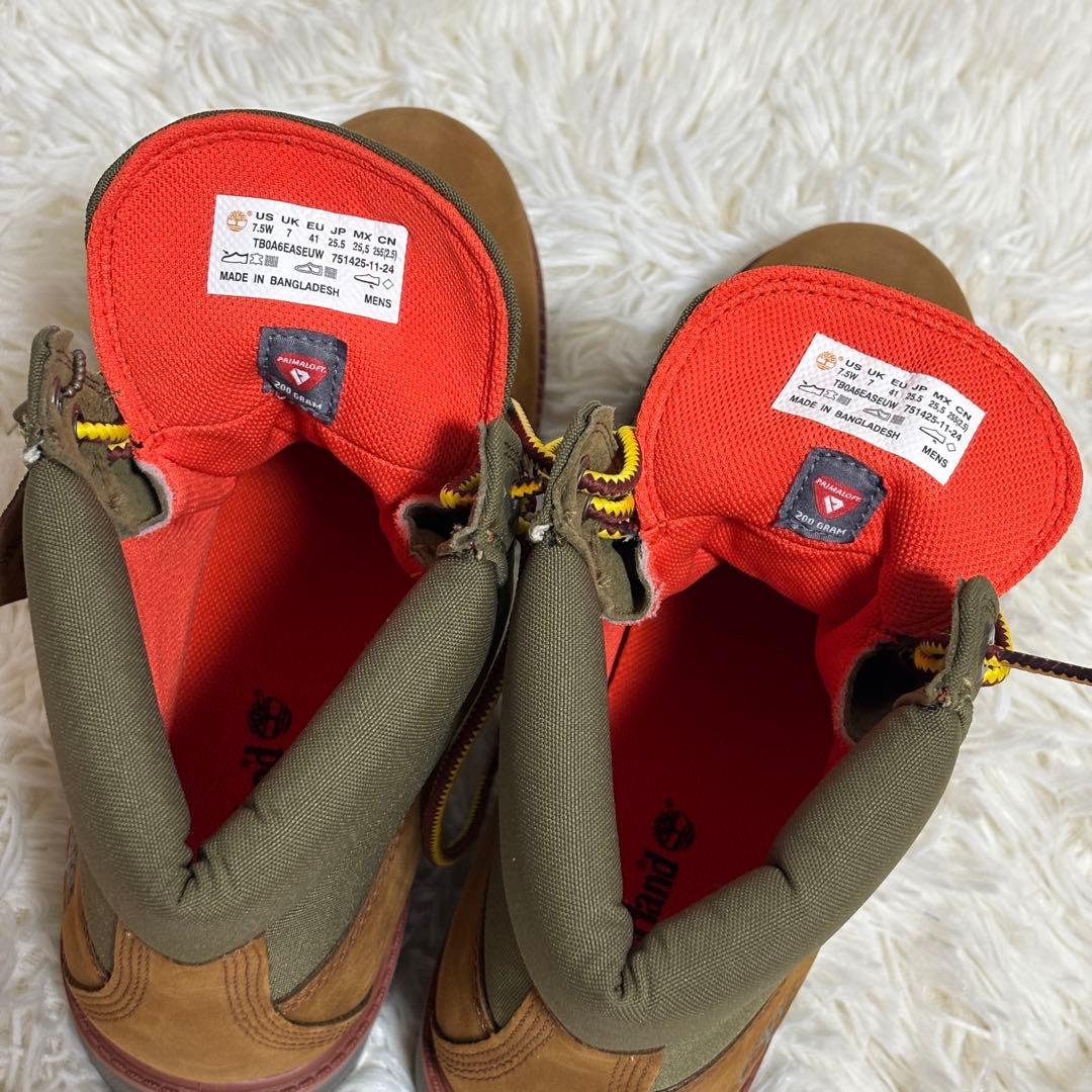 【未使用級】ティンバーランド ブーツ　ヘリテージ 6インチ 25.5cm