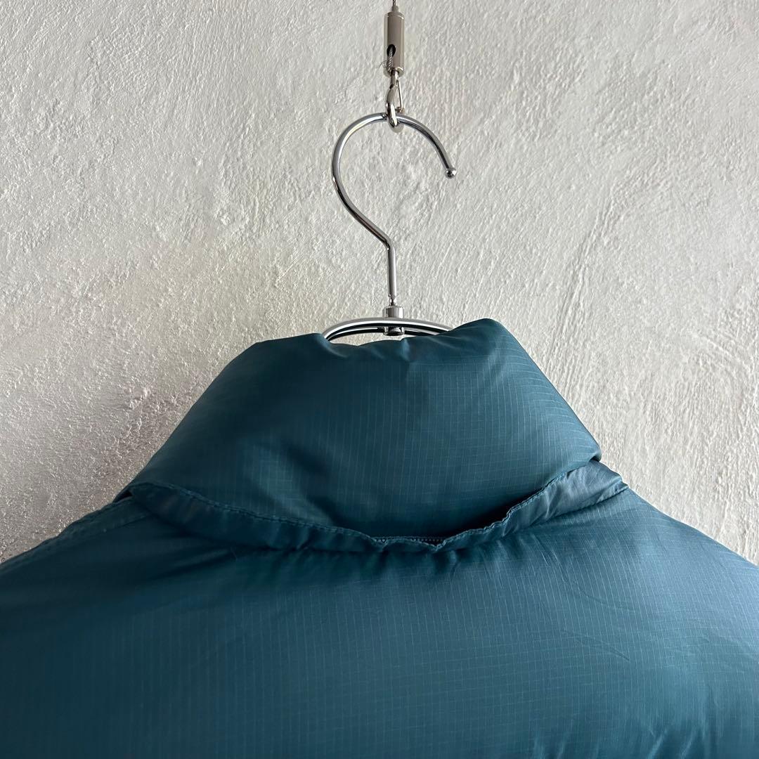 80S L.L.Bean ロゴ刺繍 グースダウン ダウンジャケット グリーン