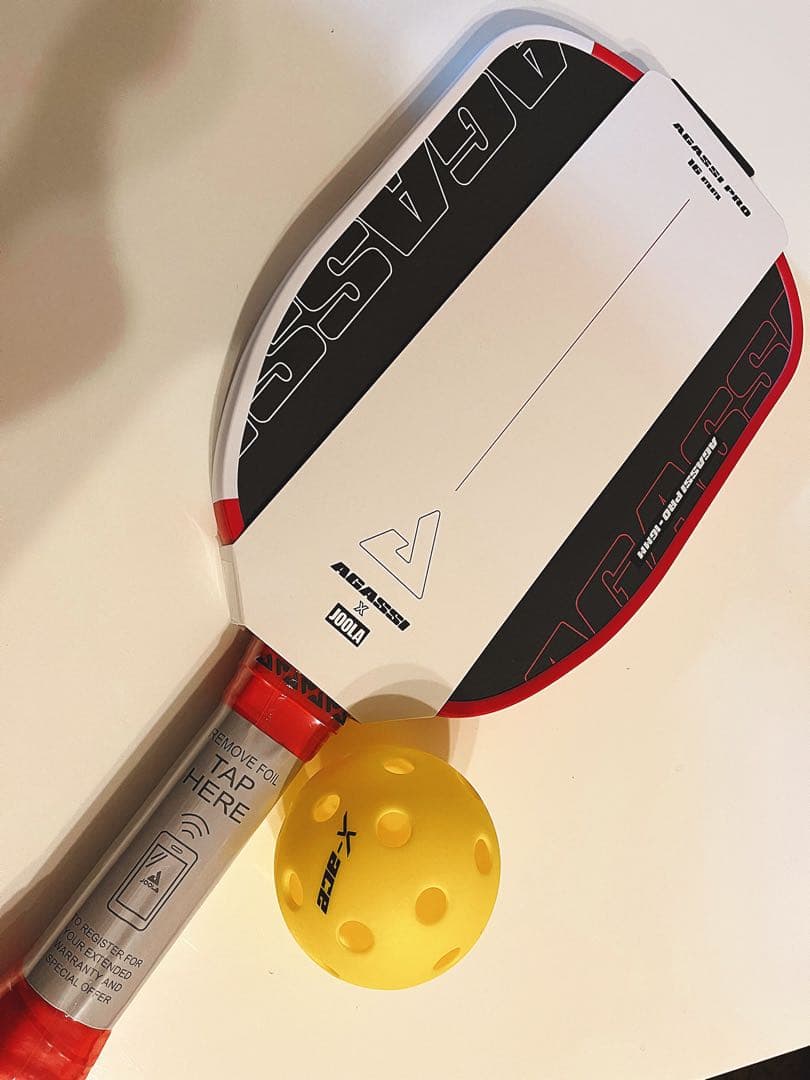 ピックルボール　パドル　AGASSI ボールセット スタートセット JOOLA AGASSI/GRAF CHAMPION PICKLEBALL PADDLE SET