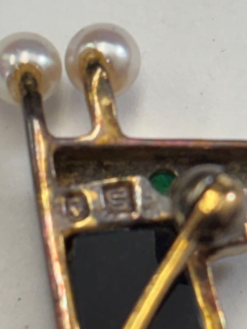 あ*ら様 田崎真珠 ヴァンテージ キリンデザイン ブローチ