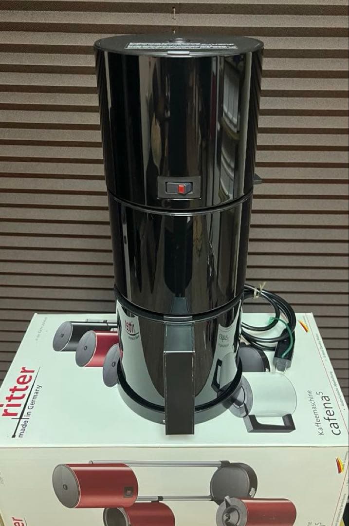 ドイツ製　ritter コーヒーメーカー ブラック ドイツ製 ritter コーヒーメーカー ブラック