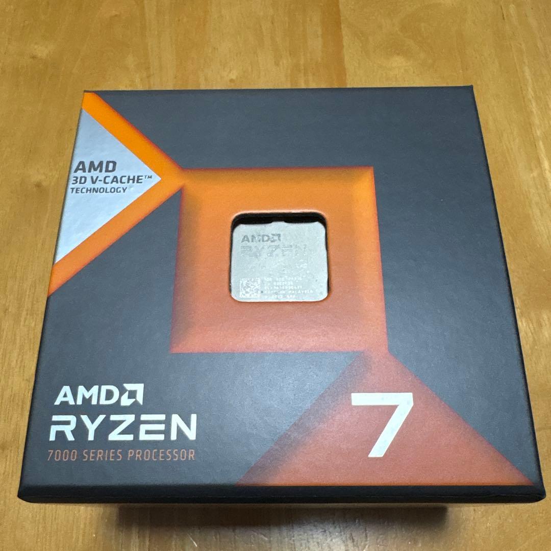 CPU Ryzen7 7800X3D AMD AMD CPU Ryzen7 7800X3D AM5 8コア 16スレッド 4.2GHz TDP 120W
