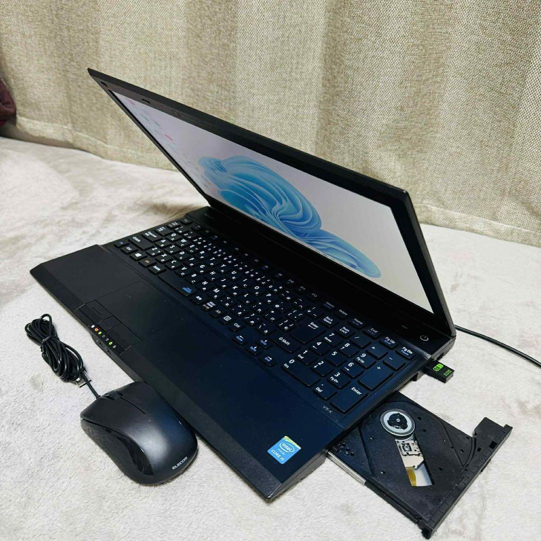 S284 NECノートパソコン i5メモリ8G高速Windows11オフィス付き - メルカリ