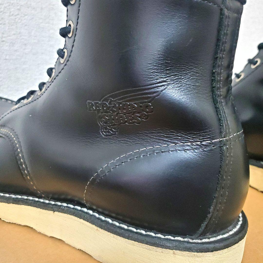 【美品】RED WING 8130 サイド羽刻印 8.5E 05年製 モックトゥ