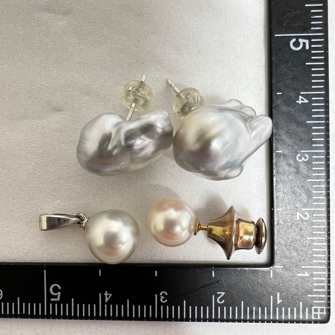 K18・WGK14刻印　ネックレストップ　タイピン　9.2g 東K8-0112①