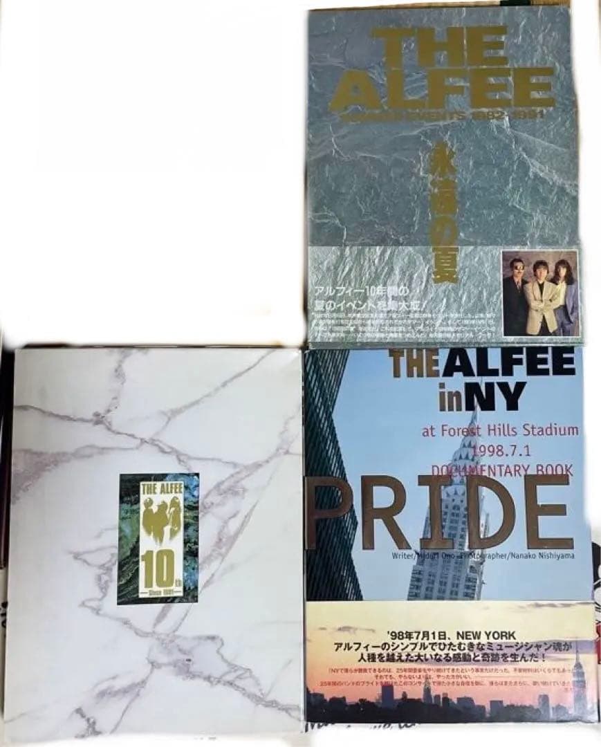 THE ALFEE写真集11冊 バラ売り可