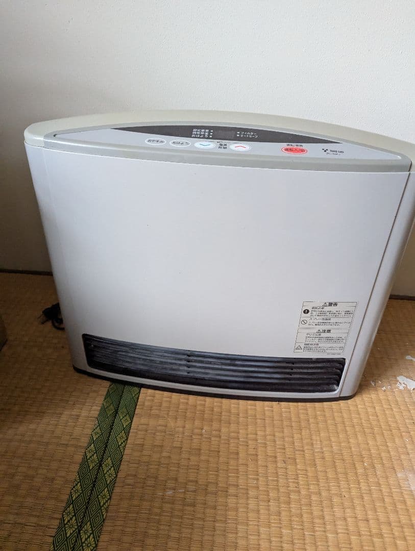 【送料込み】15畳/21畳　ガスファンヒーター リンナイ RC512-E リンナイ（Rinnai） ガスファンヒーター ホワイト RC-U5801PE-WH