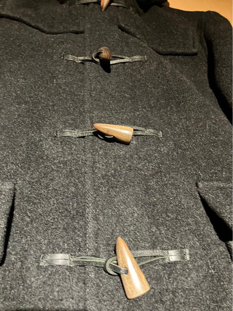 極上 英国製 Montgomeryウール ダッフルコート ダークグレー