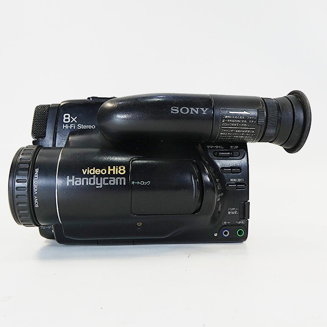 ソニーCCD-TR705 動作良好 VideoHi8ビデオカメラ DVD化に最適 - メルカリ