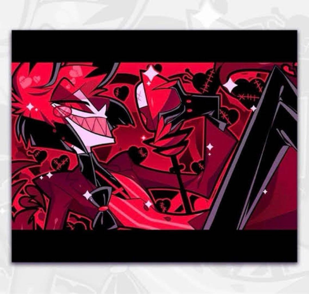 ハズビンホテル　アラスター　2024 バレンタイン　ポスター ハズビンホテル Hazbin Hotel 公式 バレンタイン限定 ポスター ハズ