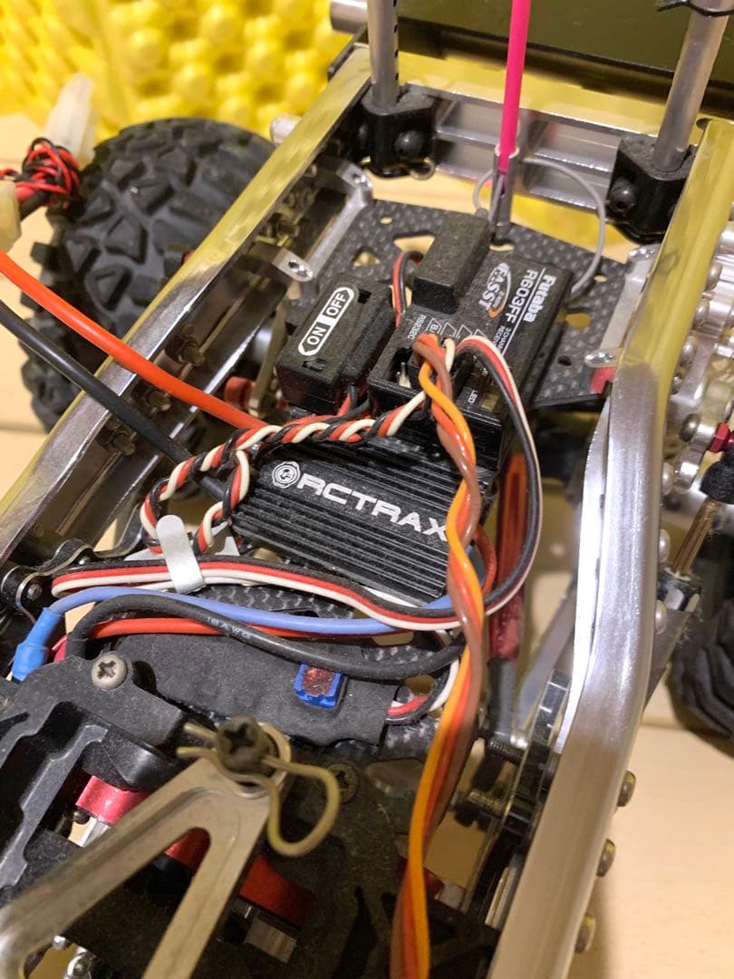 タミヤラジコンCR01フルセット 希少レアパーツカスタムウインチ付き