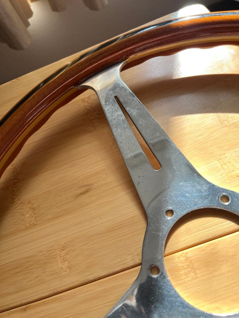 【当時物】ナルディ　36.5π ステアリングホイール　ウッド