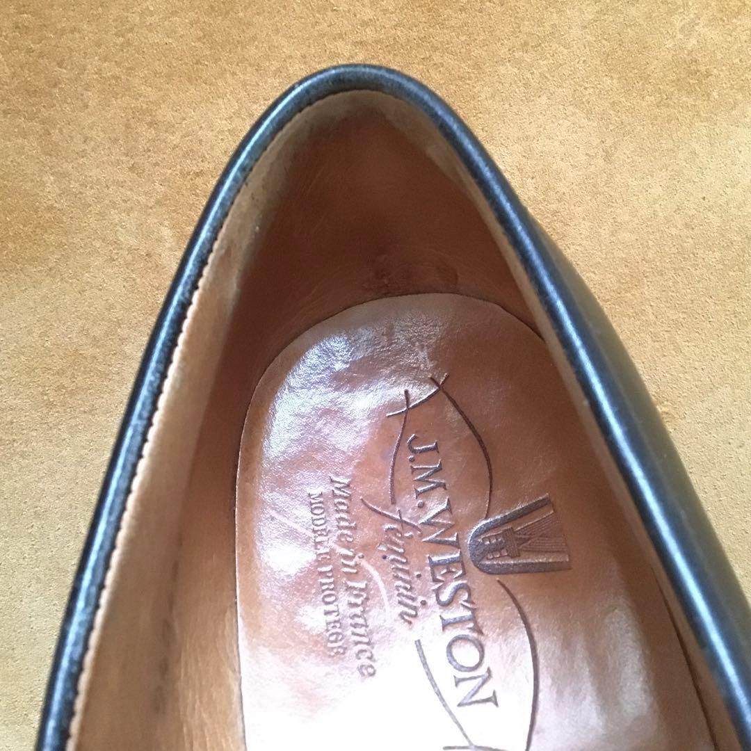 J.M.WESTON 180ローファー 4C ボックスカーフ ブラック