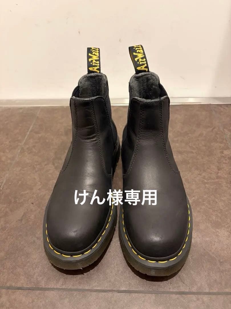 Dr. Martens ブラック サイドゴアブーツ Dr.Martens（ドクターマーチン） チェルシー ブーツ レディース