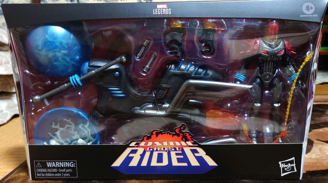 マーベルレジェンド　コズミックゴーストライダー Amazon.co.jp: ML Ultimate ｺｽﾐｯｸ ｺﾞｰｽﾄﾗｲﾀﾞｰ w/ﾊﾞｲｸ : おもちゃ