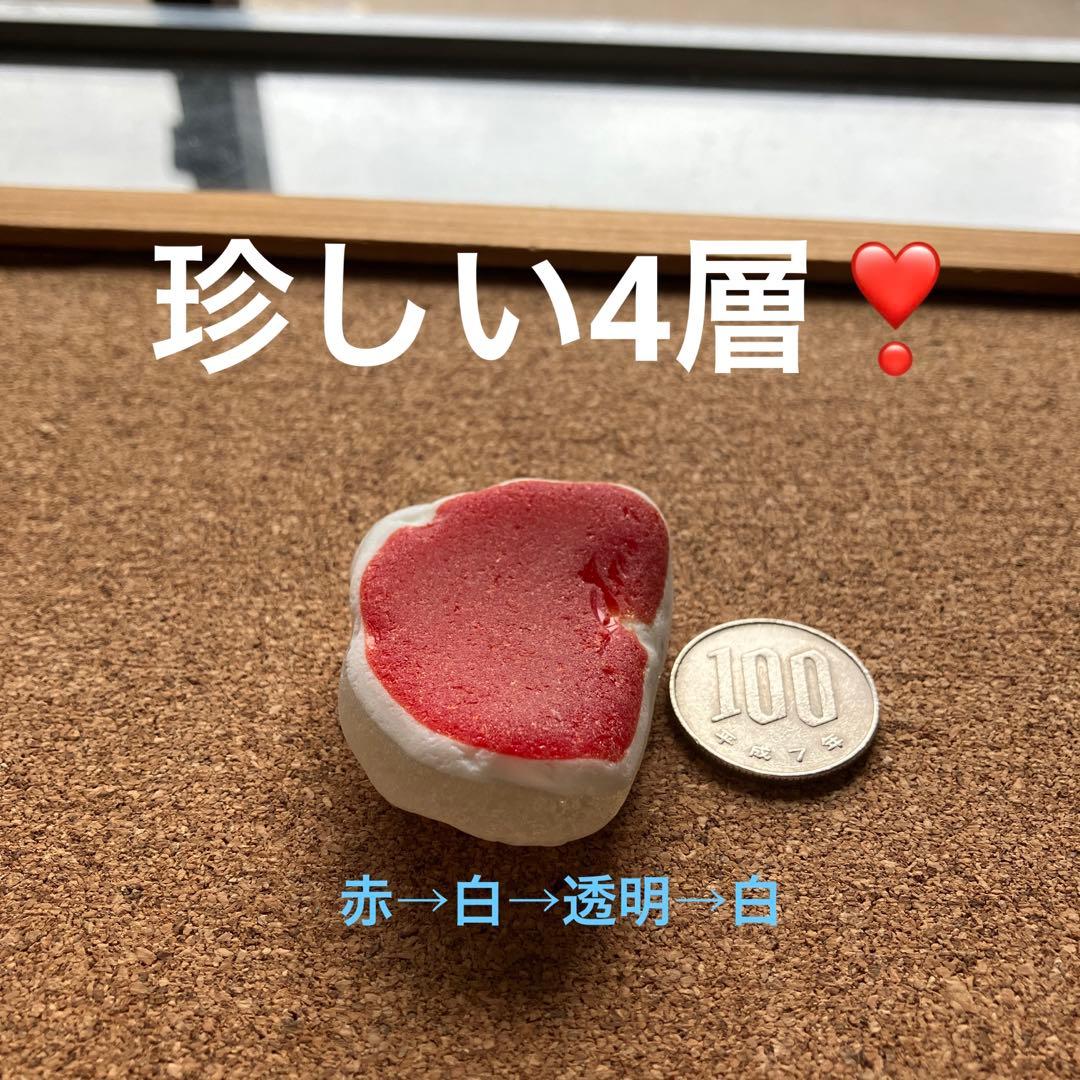シーグラス レア(赤→白→透明→白❣️) 469 - メルカリ