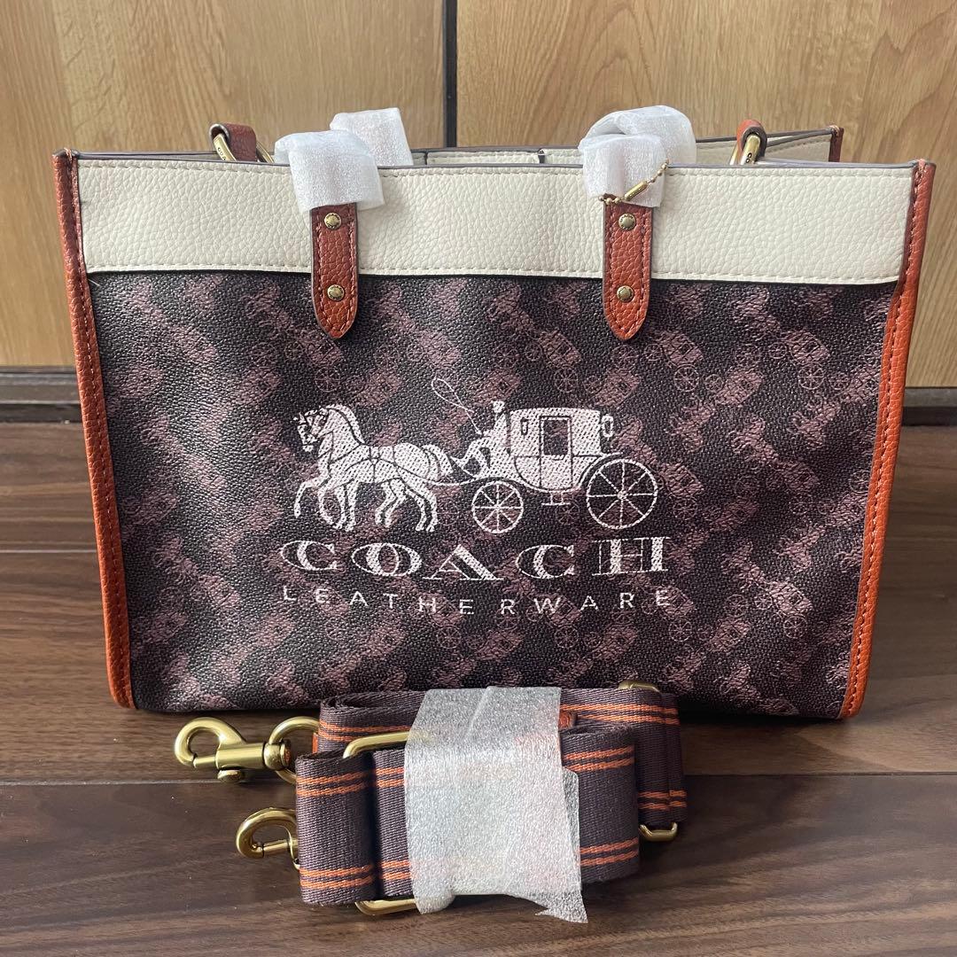 コーチ フィールド トート PVC ホース【未使用品】最終値下げ 公式】COACH – コーチ | フィールド トート 22・ホース アンド キャリッジ