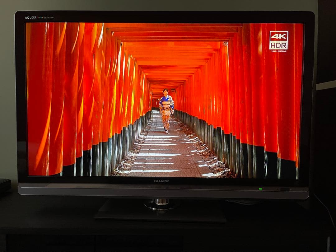 世界の亀山モデル 世界初の4原色最高画質SHARP AQUOS LC-46LX3 - メルカリ